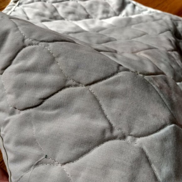 Vintage Quilted Placemats Pink Rose Green Set of 5 Handmade Dining Place Mats - Picture 16 of 16